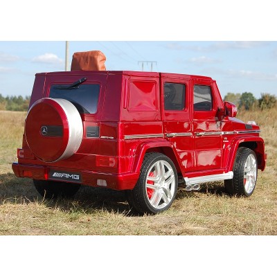 MERCEDES G63 AMG DWA SILNIKI, OTWIERA DRZWI MOCNY, MIĘKKIE KOŁA/HL168