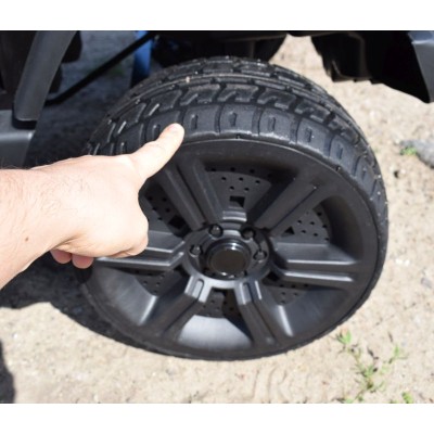 MEGA JEEP PERFECT 002 EXCLUSIVE 4x4, WOLNY START/ MIĘKKIE KOŁA,  HP-002