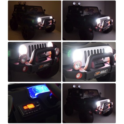 MEGA JEEP PERFECT 002 EXCLUSIVE 4x4, WOLNY START/ MIĘKKIE KOŁA,  HP-002