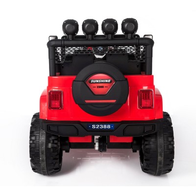 MEGA JEEP SUNSHINE, NAPĘD 4X4, 2X12V, WOLNY START/ MIĘKKIE KOŁA, BLUETOOTH, RADIO EXCLUSIVE/2388