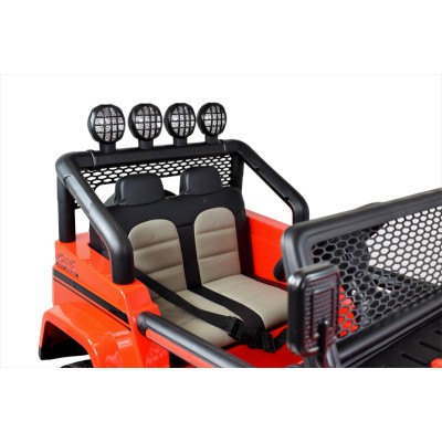 MEGA JEEP SUNSHINE, NAPĘD 4X4, 2X12V, WOLNY START/ MIĘKKIE KOŁA, BLUETOOTH, RADIO EXCLUSIVE/2388