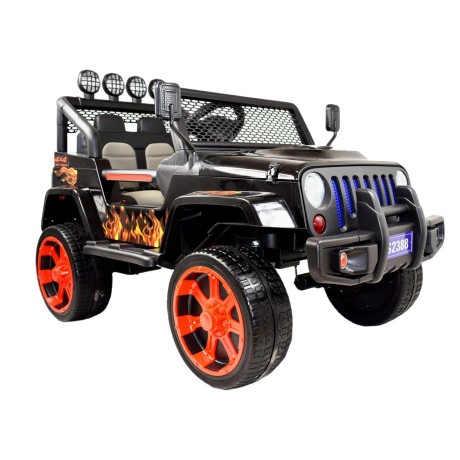 MEGA JEEP SUNSHINE, NAPĘD 4X4, 2X12V, WOLNY START/ MIĘKKIE KOŁA, BLUETOOTH, RADIO EXCLUSIVE/2388