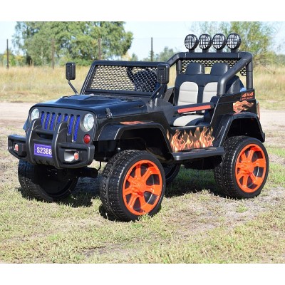 MEGA JEEP SUNSHINE, NAPĘD 4X4, 2X12V, WOLNY START/ MIĘKKIE KOŁA, BLUETOOTH, RADIO EXCLUSIVE/2388