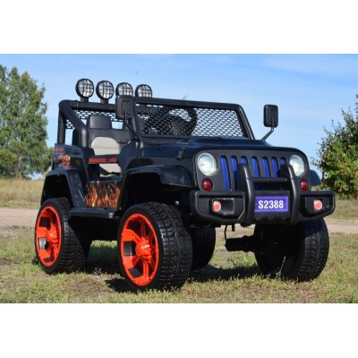 MEGA JEEP SUNSHINE, NAPĘD 4X4, 2X12V, WOLNY START/ MIĘKKIE KOŁA, BLUETOOTH, RADIO EXCLUSIVE/2388