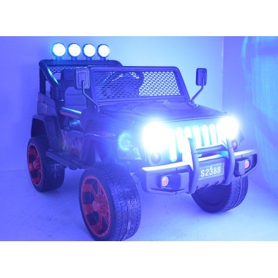 MEGA JEEP SUNSHINE, NAPĘD 4X4, 2X12V, WOLNY START/ MIĘKKIE KOŁA, BLUETOOTH, RADIO EXCLUSIVE/2388