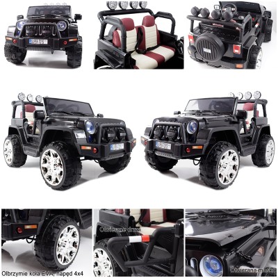 MEGA DWUOSOBOWY DZIP  4X4, WOLNY START, MIĘKKIE KOŁA, EXCLUSIVE/A999