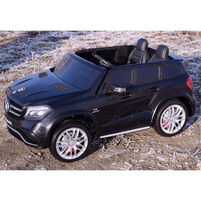 MERCEDES GLS 63,  4 SILNIKI, 2X12 V, MIĘKKIE KOŁA, MIĘKKIE SIEDZENIE, KLIMATYZACJA DLA 2 DZIECI/HL228