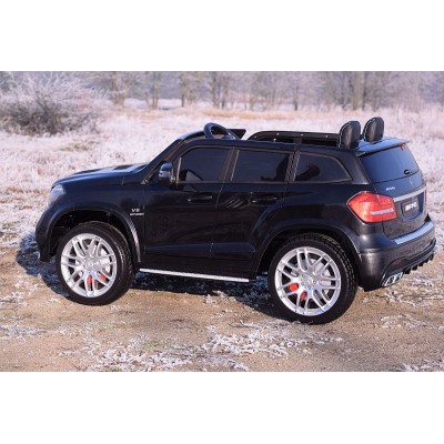 MERCEDES GLS 63,  4 SILNIKI, 2X12 V, MIĘKKIE KOŁA, MIĘKKIE SIEDZENIE, KLIMATYZACJA DLA 2 DZIECI/HL228