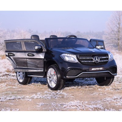MERCEDES GLS 63,  4 SILNIKI, 2X12 V, MIĘKKIE KOŁA, MIĘKKIE SIEDZENIE, KLIMATYZACJA DLA 2 DZIECI/HL228