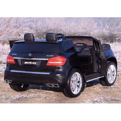 MERCEDES GLS 63,  4 SILNIKI, 2X12 V, MIĘKKIE KOŁA, MIĘKKIE SIEDZENIE, KLIMATYZACJA DLA 2 DZIECI/HL228