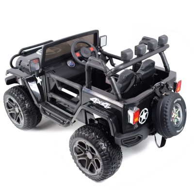 MEGA JEEP 4X4 Z REDUKTOREM NAPĘDU EXCLUSIVE, WOLNY START,MIĘKKIE KOŁA, 2x12V 10 Ah/WXE1688