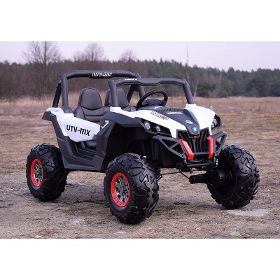 MEGA AUTO BUGGI 4X4 , PANEL  MP4, MIĘKKIE KOŁA EVA, MIĘKKIE SIEDZENIE FULL OPCJA 2X 12V/XMX603