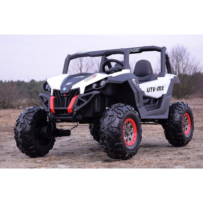 MEGA AUTO BUGGI 4X4 , PANEL  MP4, MIĘKKIE KOŁA EVA, MIĘKKIE SIEDZENIE FULL OPCJA 2X 12V/XMX603