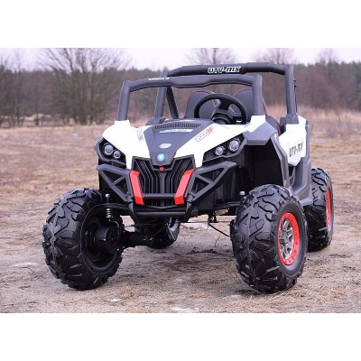 MEGA AUTO BUGGI 4X4 , PANEL  MP4, MIĘKKIE KOŁA EVA, MIĘKKIE SIEDZENIE FULL OPCJA 2X 12V/XMX603