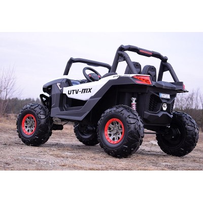 MEGA AUTO BUGGI 4X4 , PANEL  MP4, MIĘKKIE KOŁA EVA, MIĘKKIE SIEDZENIE FULL OPCJA 2X 12V/XMX603