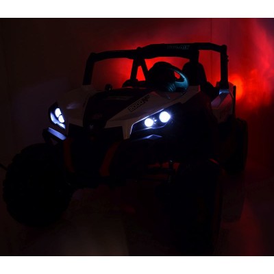 MEGA AUTO BUGGI 4X4 , PANEL  MP4, MIĘKKIE KOŁA EVA, MIĘKKIE SIEDZENIE FULL OPCJA 2X 12V/XMX603