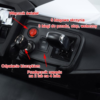 MEGA AUTO BUGGI 4X4 , PANEL  MP4, MIĘKKIE KOŁA EVA, MIĘKKIE SIEDZENIE FULL OPCJA 2X 12V/XMX603
