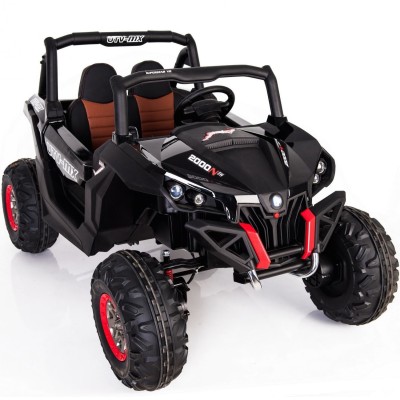 MEGA AUTO BUGGI 4X4 , PANEL  MP4, MIĘKKIE KOŁA EVA, MIĘKKIE SIEDZENIE FULL OPCJA 2X 12V/XMX603
