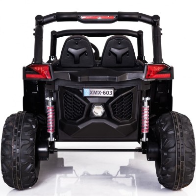 MEGA AUTO BUGGI 4X4 , PANEL  MP4, MIĘKKIE KOŁA EVA, MIĘKKIE SIEDZENIE FULL OPCJA 2X 12V/XMX603