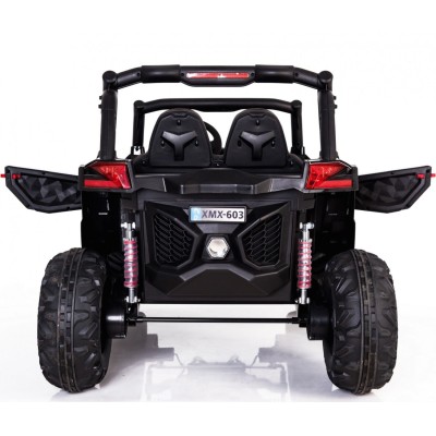 MEGA AUTO BUGGI 4X4 , PANEL  MP4, MIĘKKIE KOŁA EVA, MIĘKKIE SIEDZENIE FULL OPCJA 2X 12V/XMX603