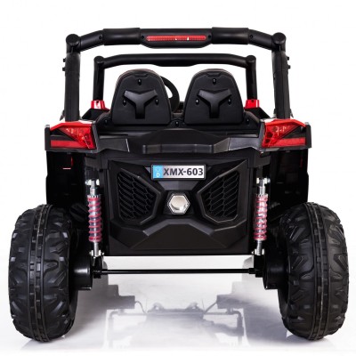 MEGA AUTO BUGGI 4X4 , PANEL MP4 , MIĘKKIE KOŁA EVA, MIĘKKIE SIEDZENIE FULL OPCJA 2X 12V/XMX603