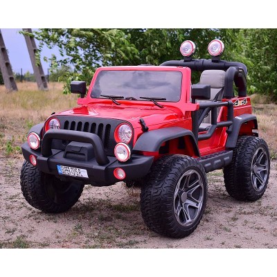 MEGA JEEP PERFECT 002 EXCLUSIVE 4x4 , WOLNY START/ MIĘKKIE KOŁA, LAKIEROWANY HP-002