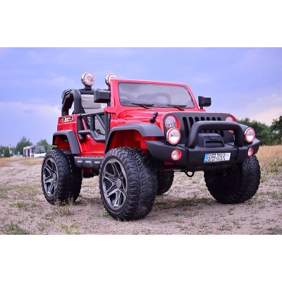 MEGA JEEP PERFECT 002 EXCLUSIVE 4x4 , WOLNY START/ MIĘKKIE KOŁA, LAKIEROWANY HP-002