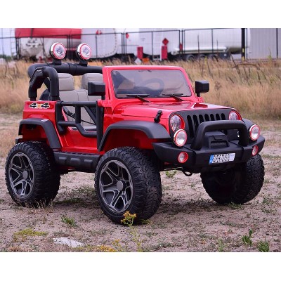 MEGA JEEP PERFECT 002 EXCLUSIVE 4x4 , WOLNY START/ MIĘKKIE KOŁA, LAKIEROWANY HP-002