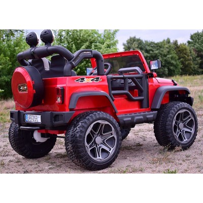 MEGA JEEP PERFECT 002 EXCLUSIVE 4x4 , WOLNY START/ MIĘKKIE KOŁA, LAKIEROWANY HP-002