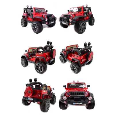MEGA JEEP PERFECT 002 EXCLUSIVE 4x4 , WOLNY START/ MIĘKKIE KOŁA, LAKIEROWANY HP-002