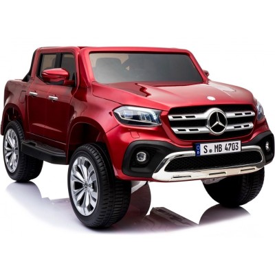 MERCEDES X LICENCJA, 4X4, 2x12V  PANEL MP4, 5 PUNKTOWE PASY, MIĘKKIE KOŁA EVA, MIĘKKIE SIEDZENIE, LAKIER POLEROWANY, FULL OPCJA/