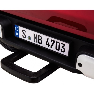 MERCEDES X LICENCJA, 4X4, 2x12V  PANEL MP4, 5 PUNKTOWE PASY, MIĘKKIE KOŁA EVA, MIĘKKIE SIEDZENIE, LAKIER POLEROWANY, FULL OPCJA/