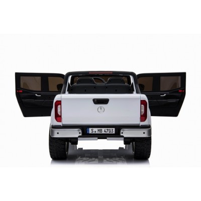 MERCEDES X LICENCJA, -  4X4 , 2x12V  PANEL MP4, MIĘKKIE KOŁA EVA, MIĘKKIE SIEDZENIE,  /XMX606