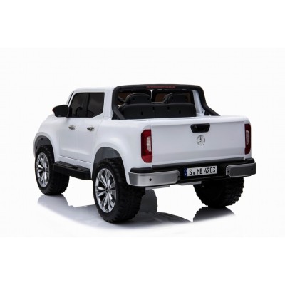 MERCEDES X LICENCJA, -  4X4 , 2x12V  PANEL MP4, MIĘKKIE KOŁA EVA, MIĘKKIE SIEDZENIE,  /XMX606