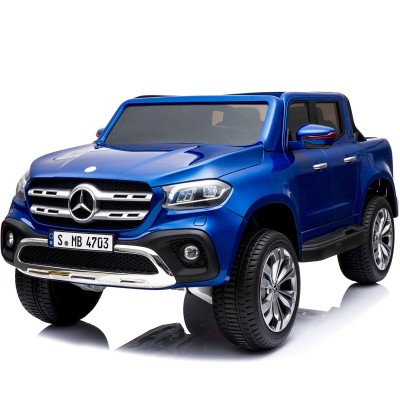 MERCEDES X LICENCJA, -  4X4 , 2x12V  PANEL MP4, MIĘKKIE KOŁA EVA, MIĘKKIE SIEDZENIE, LAKIER POLEROWANY, FUNKCJA BUJANIA FULL OPC