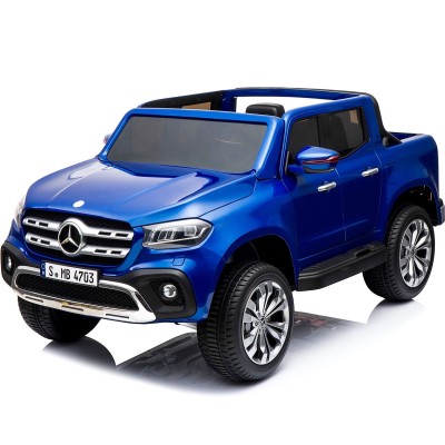 MERCEDES X LICENCJA, -  4X4 , 2x12V  PANEL MP4, MIĘKKIE KOŁA EVA, MIĘKKIE SIEDZENIE, LAKIER POLEROWANY, FUNKCJA BUJANIA FULL OPC
