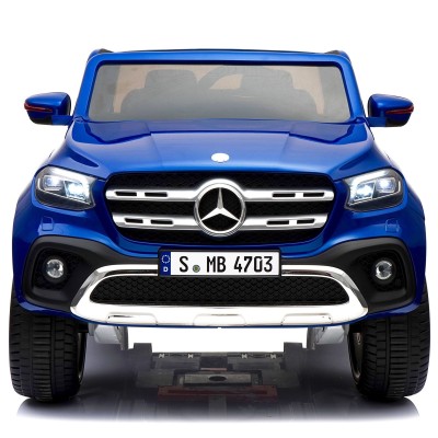 MERCEDES X LICENCJA, -  4X4 , 2x12V  PANEL MP4, MIĘKKIE KOŁA EVA, MIĘKKIE SIEDZENIE, LAKIER POLEROWANY, FUNKCJA BUJANIA FULL OPC