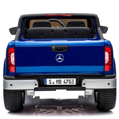 MERCEDES X LICENCJA, -  4X4 , 2x12V  PANEL MP4, MIĘKKIE KOŁA EVA, MIĘKKIE SIEDZENIE, LAKIER POLEROWANY, FUNKCJA BUJANIA FULL OPC