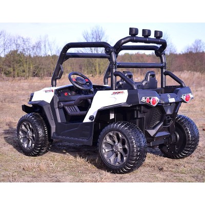 MEGA BUGGY UTV DLA 2 DZIECI, 4 SILNIKI, MIĘKKIE SIEDZENIE, MIĘKKIE KOŁA/7988-HIGH