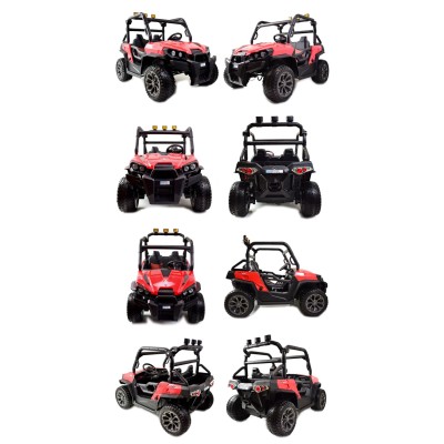 MEGA BUGGY UTV DLA 2 DZIECI, 4 SILNIKI, MIĘKKIE SIEDZENIE, MIĘKKIE KOŁA/7988-HIGH