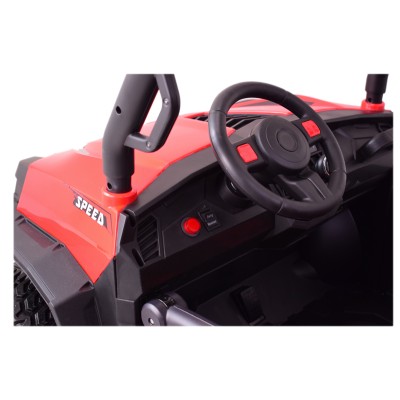 MEGA BUGGY UTV DLA 2 DZIECI, 4 SILNIKI, MIĘKKIE SIEDZENIE, MIĘKKIE KOŁA/7988-HIGH