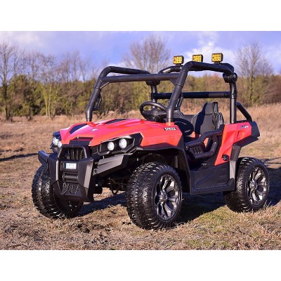 MEGA BUGGY UTV DLA 2 DZIECI, 4 SILNIKI, MIĘKKIE SIEDZENIE, MIĘKKIE KOŁA/7988-HIGH
