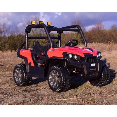 MEGA BUGGY UTV DLA 2 DZIECI, 4 SILNIKI, MIĘKKIE SIEDZENIE, MIĘKKIE KOŁA/7988-HIGH