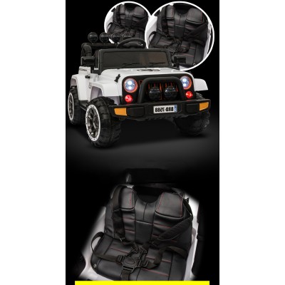 MEGA JEEP  FULLTIME, NAPĘD 4X4,  1X12V ,WOLNY START/ MIĘKKIE KOŁA,  FUNKCJA BUJANIAEXCLUSIVE/7588