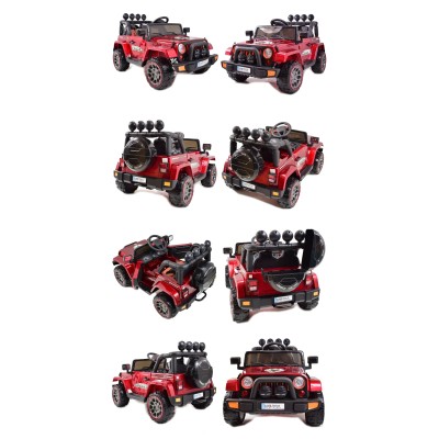 MEGA JEEP  FULLTIME, NAPĘD 4X4,  1X12V ,WOLNY START/ MIĘKKIE KOŁA, FUNKCJA BUJANIA EXCLUSIVE LAKIER/7588