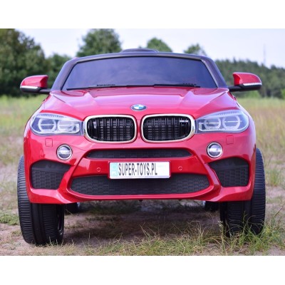 ORYGINALNE BMW X6M   W NAJLEPSZEJ WERSJI, MIĘKKIE SIEDZENIE, PILOT 2.4 GHZ, LAKIER/ 2199