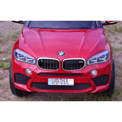 ORYGINALNE BMW X6M   W NAJLEPSZEJ WERSJI, MIĘKKIE SIEDZENIE, PILOT 2.4 GHZ, LAKIER/ 2199