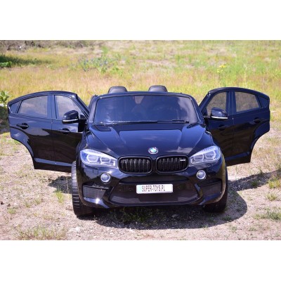 ORYGINALNE BMW X6M  2 OSOBOWE 2x120 WAT -  W NAJLEPSZEJ WERSJI, MIĘKKIE SIEDZENIE, PILOT 2.4 GHZ, LAKIER/ 2168