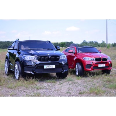 ORYGINALNE BMW X6M  2 OSOBOWE 2x120 WAT -  W NAJLEPSZEJ WERSJI, MIĘKKIE SIEDZENIE, PILOT 2.4 GHZ, LAKIER/ 2168