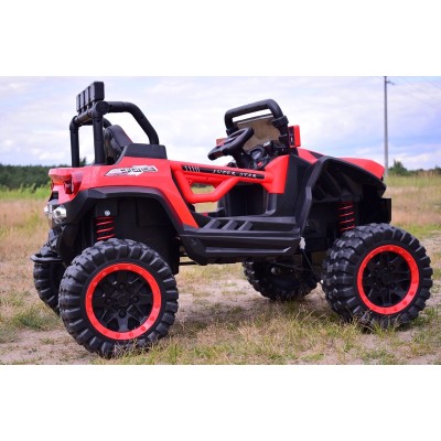 MEGA AUTO CFORCE 4X4 , METALOWE AMORTYZATORY, FUNKCJA BUJANIA, KLIMATYZACJA MIĘKKIE KOŁA EVA, MIĘKKIE SIEDZENIE FULL OPCJA /XJL5